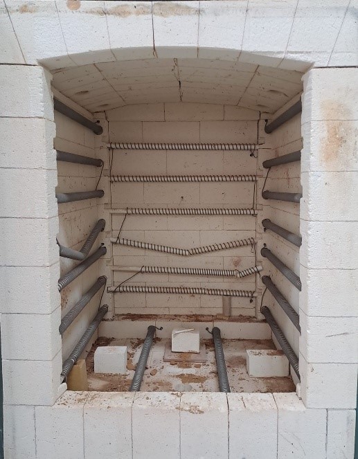 Forno Elettrico per Ceramica PRIMA del trattamento di manutenzione